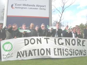 Gordon Browns ignore aviation emissions at EMA