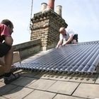 Solar panel fitting